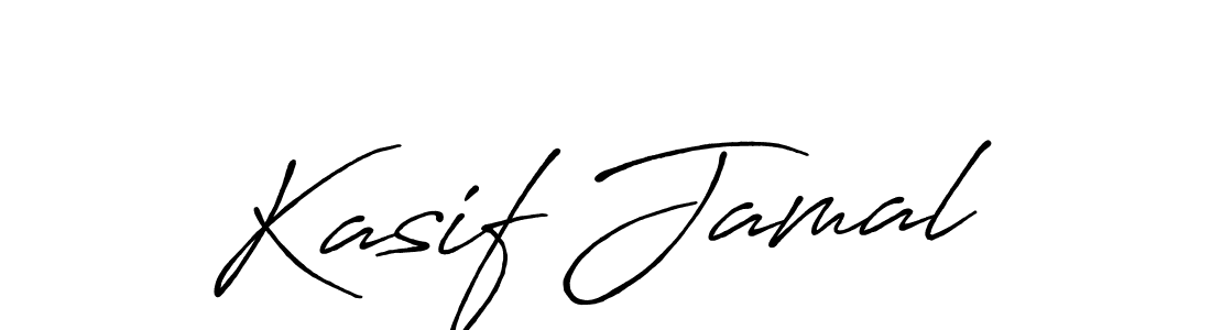 Make a beautiful signature design for name Kasif Jamal. With this signature (Antro_Vectra_Bolder) style, you can create a handwritten signature for free. Kasif Jamal signature style 7 images and pictures png