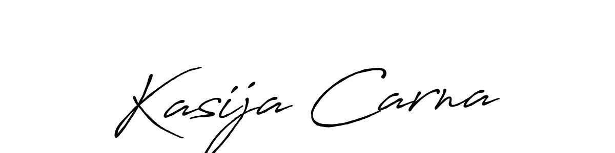 Kasija Carna stylish signature style. Best Handwritten Sign (Antro_Vectra_Bolder) for my name. Handwritten Signature Collection Ideas for my name Kasija Carna. Kasija Carna signature style 7 images and pictures png