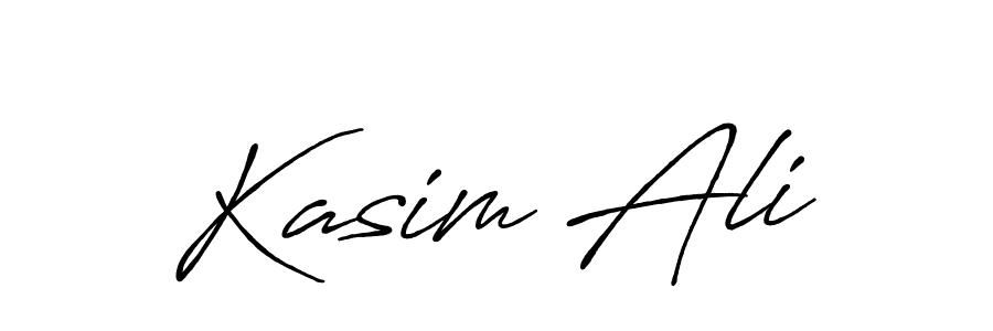 How to make Kasim Ali name signature. Use Antro_Vectra_Bolder style for creating short signs online. This is the latest handwritten sign. Kasim Ali signature style 7 images and pictures png