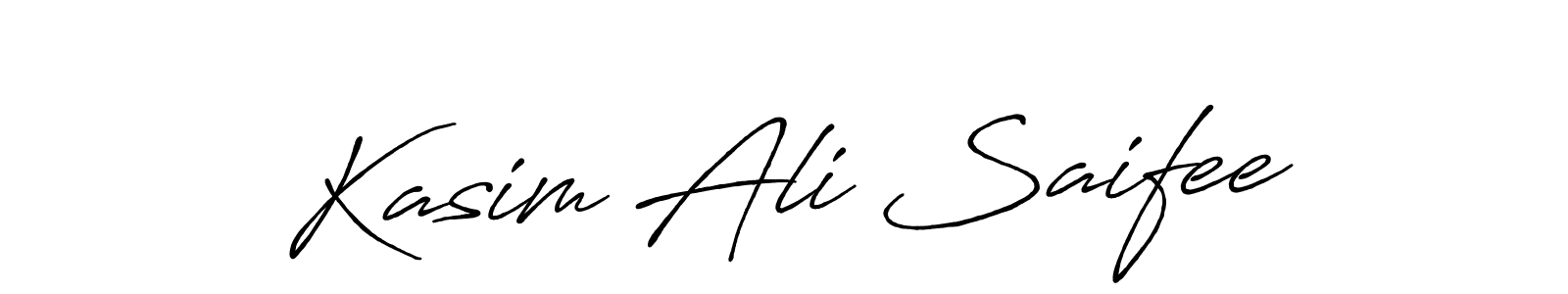 Also we have Kasim Ali Saifee name is the best signature style. Create professional handwritten signature collection using Antro_Vectra_Bolder autograph style. Kasim Ali Saifee signature style 7 images and pictures png