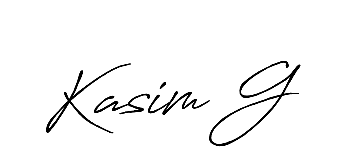 The best way (Antro_Vectra_Bolder) to make a short signature is to pick only two or three words in your name. The name Kasim G include a total of six letters. For converting this name. Kasim G signature style 7 images and pictures png