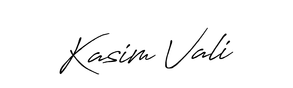 Use a signature maker to create a handwritten signature online. With this signature software, you can design (Antro_Vectra_Bolder) your own signature for name Kasim Vali. Kasim Vali signature style 7 images and pictures png