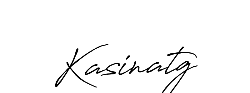 Make a beautiful signature design for name Kasinatg. With this signature (Antro_Vectra_Bolder) style, you can create a handwritten signature for free. Kasinatg signature style 7 images and pictures png