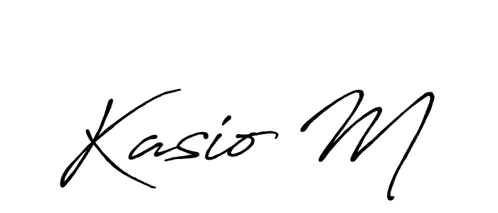 Also You can easily find your signature by using the search form. We will create Kasio M name handwritten signature images for you free of cost using Antro_Vectra_Bolder sign style. Kasio M signature style 7 images and pictures png