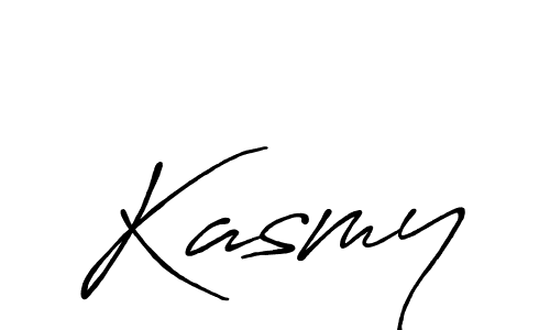 Also You can easily find your signature by using the search form. We will create Kasmy name handwritten signature images for you free of cost using Antro_Vectra_Bolder sign style. Kasmy signature style 7 images and pictures png