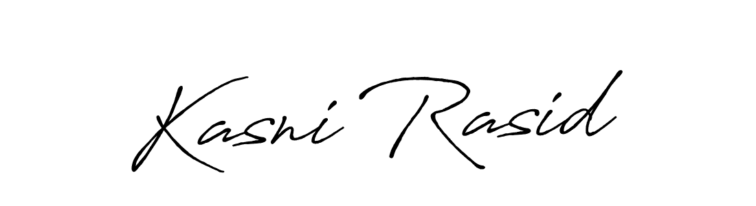 Make a beautiful signature design for name Kasni Rasid. Use this online signature maker to create a handwritten signature for free. Kasni Rasid signature style 7 images and pictures png