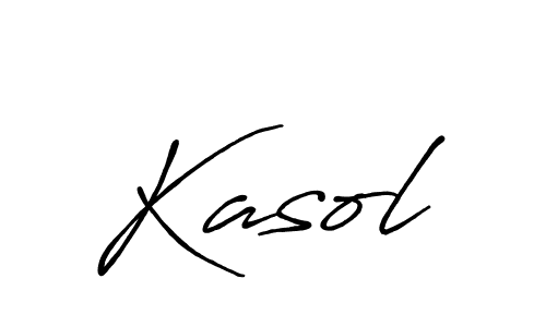 Use a signature maker to create a handwritten signature online. With this signature software, you can design (Antro_Vectra_Bolder) your own signature for name Kasol. Kasol signature style 7 images and pictures png