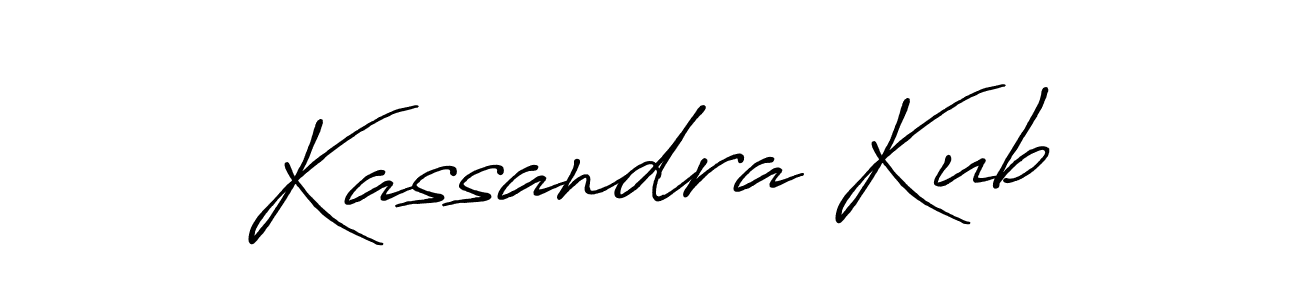 Once you've used our free online signature maker to create your best signature Antro_Vectra_Bolder style, it's time to enjoy all of the benefits that Kassandra Kub name signing documents. Kassandra Kub signature style 7 images and pictures png