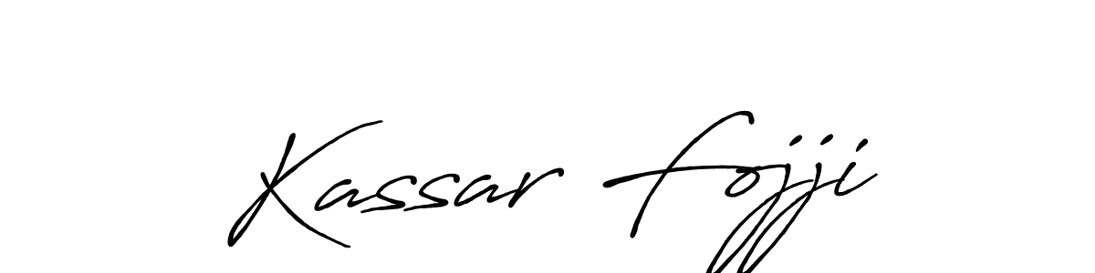 Also we have Kassar Fojji name is the best signature style. Create professional handwritten signature collection using Antro_Vectra_Bolder autograph style. Kassar Fojji signature style 7 images and pictures png