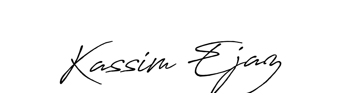 if you are searching for the best signature style for your name Kassim Ejaz. so please give up your signature search. here we have designed multiple signature styles  using Antro_Vectra_Bolder. Kassim Ejaz signature style 7 images and pictures png