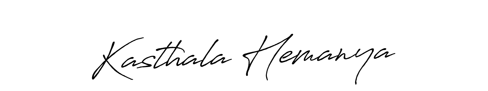 It looks lik you need a new signature style for name Kasthala Hemanya. Design unique handwritten (Antro_Vectra_Bolder) signature with our free signature maker in just a few clicks. Kasthala Hemanya signature style 7 images and pictures png