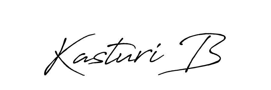 Best and Professional Signature Style for Kasturi B. Antro_Vectra_Bolder Best Signature Style Collection. Kasturi B signature style 7 images and pictures png