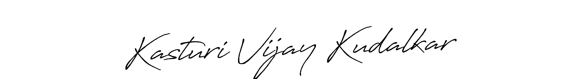 Use a signature maker to create a handwritten signature online. With this signature software, you can design (Antro_Vectra_Bolder) your own signature for name Kasturi Vijay Kudalkar. Kasturi Vijay Kudalkar signature style 7 images and pictures png