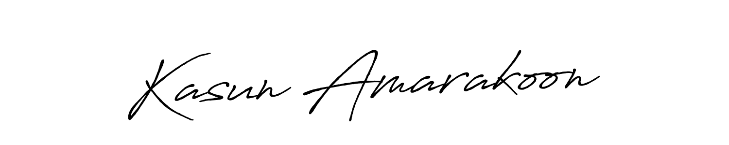 Similarly Antro_Vectra_Bolder is the best handwritten signature design. Signature creator online .You can use it as an online autograph creator for name Kasun Amarakoon. Kasun Amarakoon signature style 7 images and pictures png