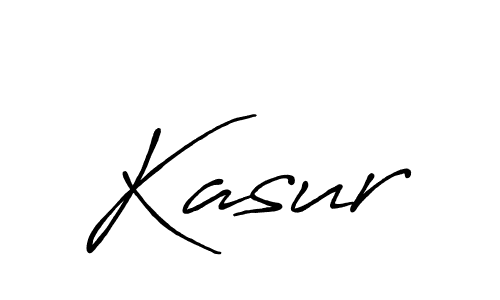 You should practise on your own different ways (Antro_Vectra_Bolder) to write your name (Kasur) in signature. don't let someone else do it for you. Kasur signature style 7 images and pictures png