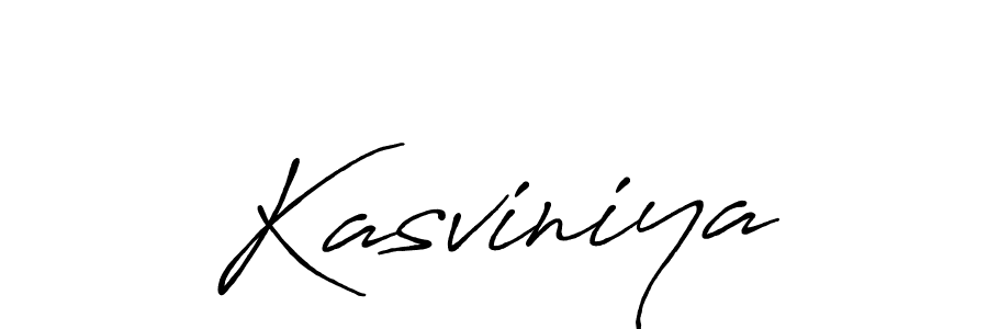 How to make Kasviniya name signature. Use Antro_Vectra_Bolder style for creating short signs online. This is the latest handwritten sign. Kasviniya signature style 7 images and pictures png