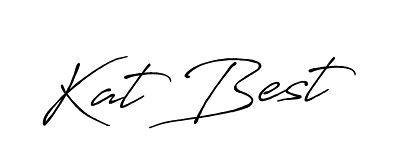 Design your own signature with our free online signature maker. With this signature software, you can create a handwritten (Antro_Vectra_Bolder) signature for name Kat Best. Kat Best signature style 7 images and pictures png