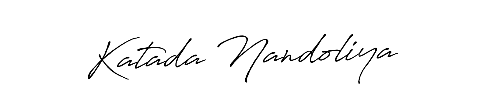 You should practise on your own different ways (Antro_Vectra_Bolder) to write your name (Katada Nandoliya) in signature. don't let someone else do it for you. Katada Nandoliya signature style 7 images and pictures png