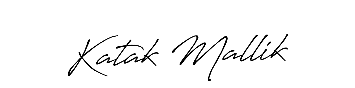 Design your own signature with our free online signature maker. With this signature software, you can create a handwritten (Antro_Vectra_Bolder) signature for name Katak Mallik. Katak Mallik signature style 7 images and pictures png