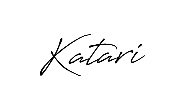 Design your own signature with our free online signature maker. With this signature software, you can create a handwritten (Antro_Vectra_Bolder) signature for name Katari. Katari signature style 7 images and pictures png