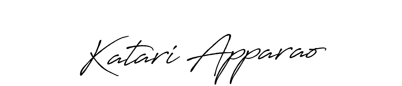 You can use this online signature creator to create a handwritten signature for the name Katari Apparao. This is the best online autograph maker. Katari Apparao signature style 7 images and pictures png