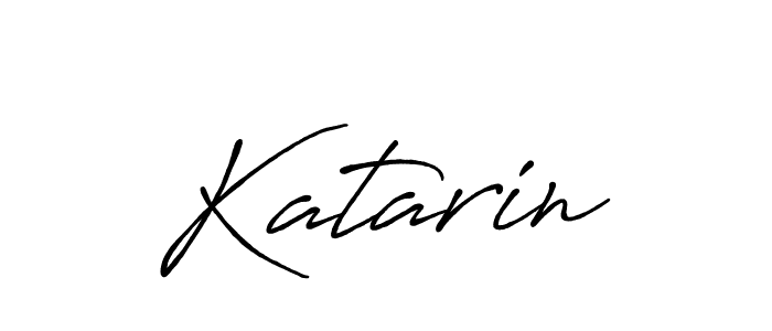 Design your own signature with our free online signature maker. With this signature software, you can create a handwritten (Antro_Vectra_Bolder) signature for name Katarin. Katarin signature style 7 images and pictures png