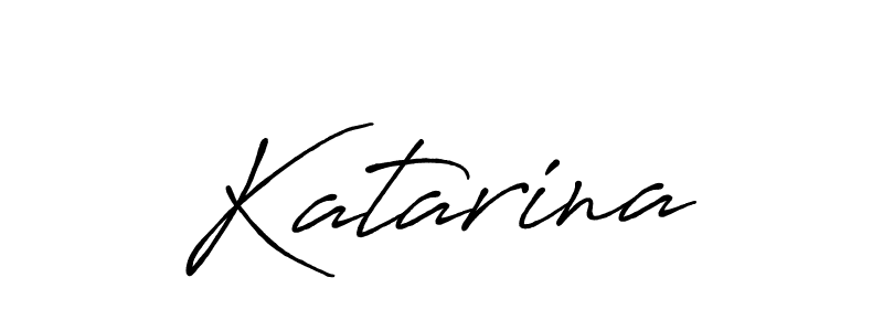 Make a beautiful signature design for name Katarina. With this signature (Antro_Vectra_Bolder) style, you can create a handwritten signature for free. Katarina signature style 7 images and pictures png