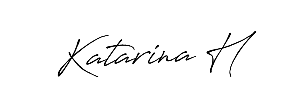 This is the best signature style for the Katarina H name. Also you like these signature font (Antro_Vectra_Bolder). Mix name signature. Katarina H signature style 7 images and pictures png