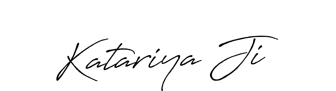 Similarly Antro_Vectra_Bolder is the best handwritten signature design. Signature creator online .You can use it as an online autograph creator for name Katariya Ji. Katariya Ji signature style 7 images and pictures png