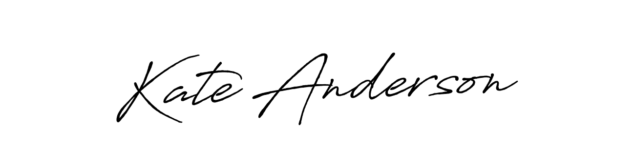 Design your own signature with our free online signature maker. With this signature software, you can create a handwritten (Antro_Vectra_Bolder) signature for name Kate Anderson. Kate Anderson signature style 7 images and pictures png