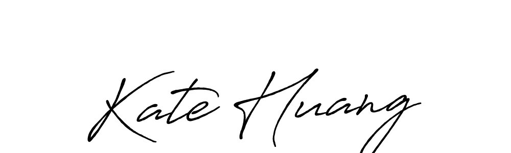 Use a signature maker to create a handwritten signature online. With this signature software, you can design (Antro_Vectra_Bolder) your own signature for name Kate Huang. Kate Huang signature style 7 images and pictures png