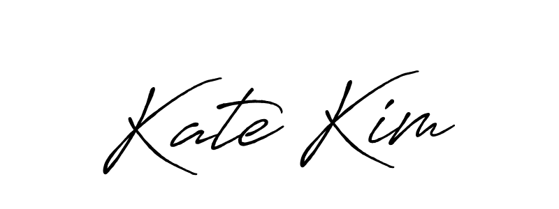 You should practise on your own different ways (Antro_Vectra_Bolder) to write your name (Kate Kim) in signature. don't let someone else do it for you. Kate Kim signature style 7 images and pictures png