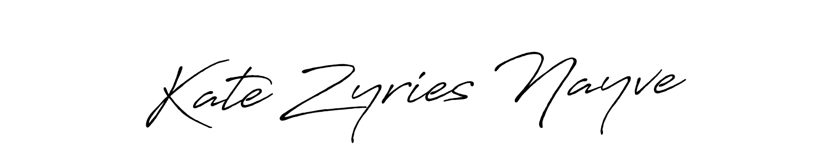 if you are searching for the best signature style for your name Kate Zyries Nayve. so please give up your signature search. here we have designed multiple signature styles  using Antro_Vectra_Bolder. Kate Zyries Nayve signature style 7 images and pictures png