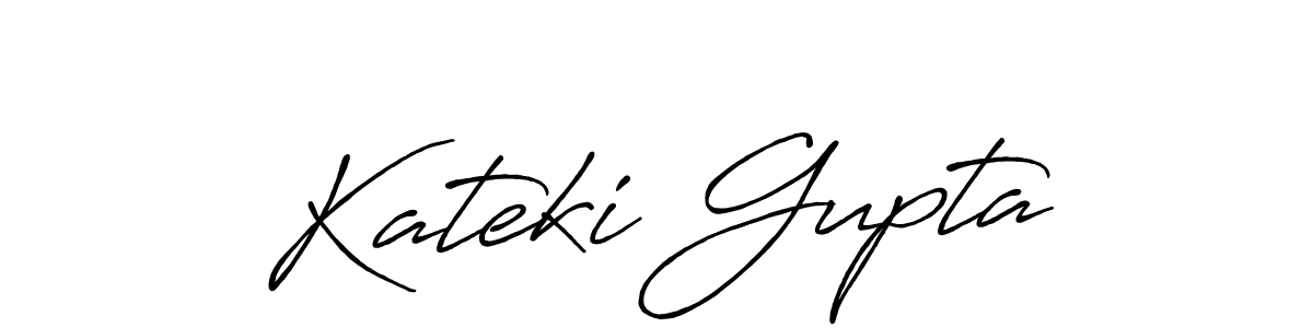 if you are searching for the best signature style for your name Kateki Gupta. so please give up your signature search. here we have designed multiple signature styles  using Antro_Vectra_Bolder. Kateki Gupta signature style 7 images and pictures png