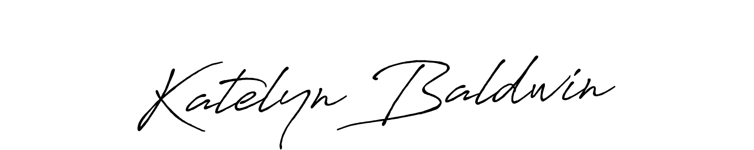 How to make Katelyn Baldwin name signature. Use Antro_Vectra_Bolder style for creating short signs online. This is the latest handwritten sign. Katelyn Baldwin signature style 7 images and pictures png