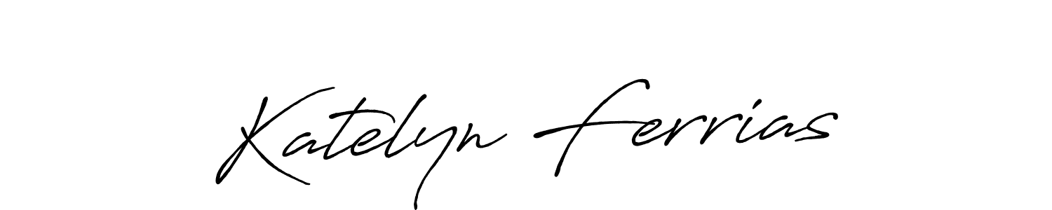 It looks lik you need a new signature style for name Katelyn Ferrias. Design unique handwritten (Antro_Vectra_Bolder) signature with our free signature maker in just a few clicks. Katelyn Ferrias signature style 7 images and pictures png
