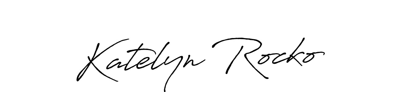 Also You can easily find your signature by using the search form. We will create Katelyn Rocko name handwritten signature images for you free of cost using Antro_Vectra_Bolder sign style. Katelyn Rocko signature style 7 images and pictures png