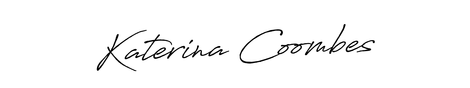Make a beautiful signature design for name Katerina Coombes. Use this online signature maker to create a handwritten signature for free. Katerina Coombes signature style 7 images and pictures png