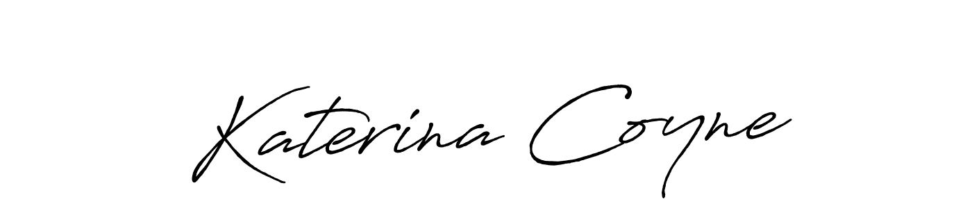 This is the best signature style for the Katerina Coyne name. Also you like these signature font (Antro_Vectra_Bolder). Mix name signature. Katerina Coyne signature style 7 images and pictures png