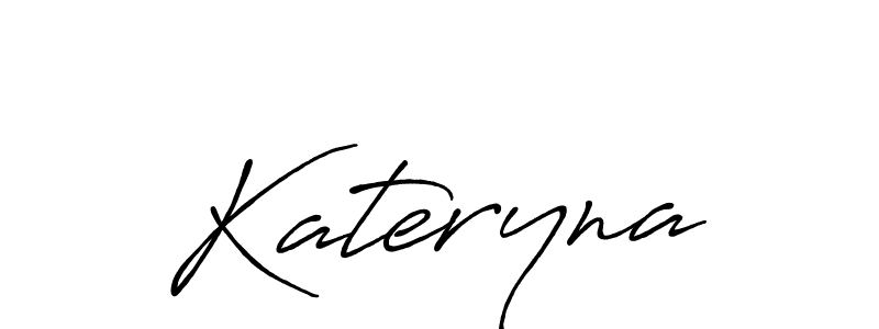 Also we have Kateryna name is the best signature style. Create professional handwritten signature collection using Antro_Vectra_Bolder autograph style. Kateryna signature style 7 images and pictures png