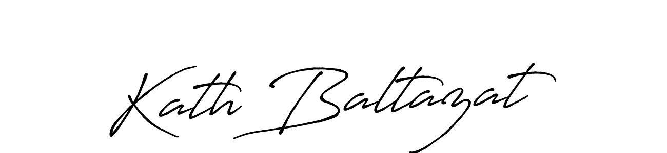 Design your own signature with our free online signature maker. With this signature software, you can create a handwritten (Antro_Vectra_Bolder) signature for name Kath Baltazat. Kath Baltazat signature style 7 images and pictures png