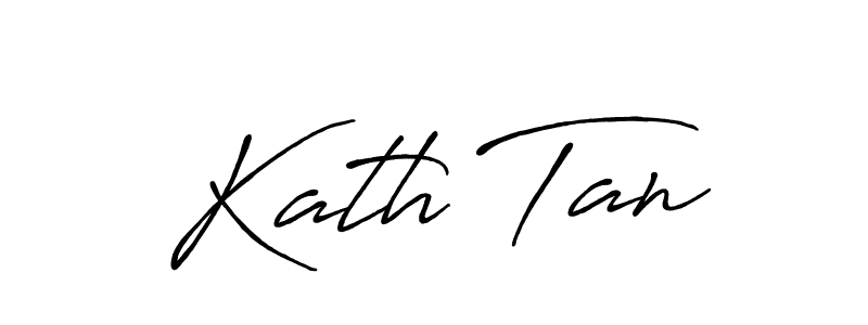 Design your own signature with our free online signature maker. With this signature software, you can create a handwritten (Antro_Vectra_Bolder) signature for name Kath Tan. Kath Tan signature style 7 images and pictures png