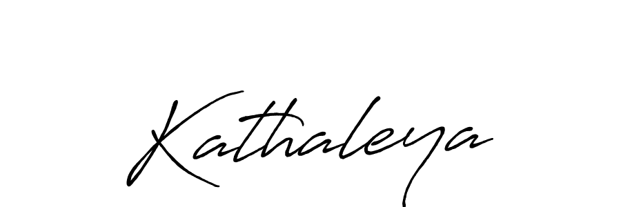 How to make Kathaleya signature? Antro_Vectra_Bolder is a professional autograph style. Create handwritten signature for Kathaleya name. Kathaleya signature style 7 images and pictures png