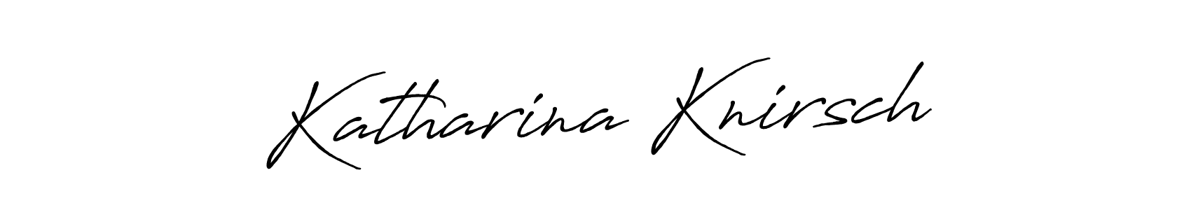 Antro_Vectra_Bolder is a professional signature style that is perfect for those who want to add a touch of class to their signature. It is also a great choice for those who want to make their signature more unique. Get Katharina Knirsch name to fancy signature for free. Katharina Knirsch signature style 7 images and pictures png