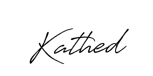 Make a beautiful signature design for name Kathed. With this signature (Antro_Vectra_Bolder) style, you can create a handwritten signature for free. Kathed signature style 7 images and pictures png