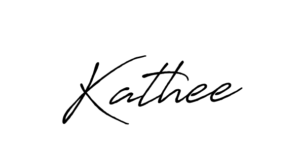 Kathee stylish signature style. Best Handwritten Sign (Antro_Vectra_Bolder) for my name. Handwritten Signature Collection Ideas for my name Kathee. Kathee signature style 7 images and pictures png