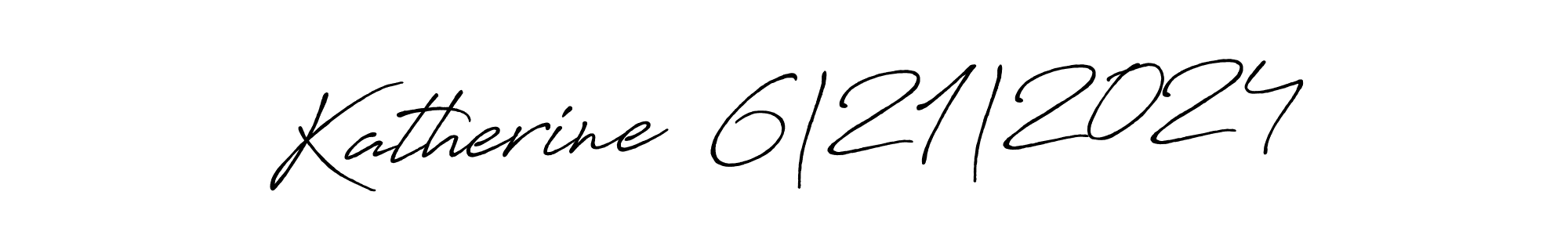 Create a beautiful signature design for name Katherine  6|21|2024. With this signature (Antro_Vectra_Bolder) fonts, you can make a handwritten signature for free. Katherine  6|21|2024 signature style 7 images and pictures png