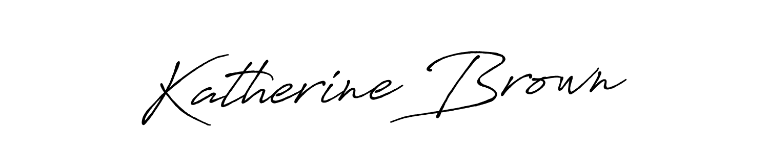 Katherine Brown stylish signature style. Best Handwritten Sign (Antro_Vectra_Bolder) for my name. Handwritten Signature Collection Ideas for my name Katherine Brown. Katherine Brown signature style 7 images and pictures png