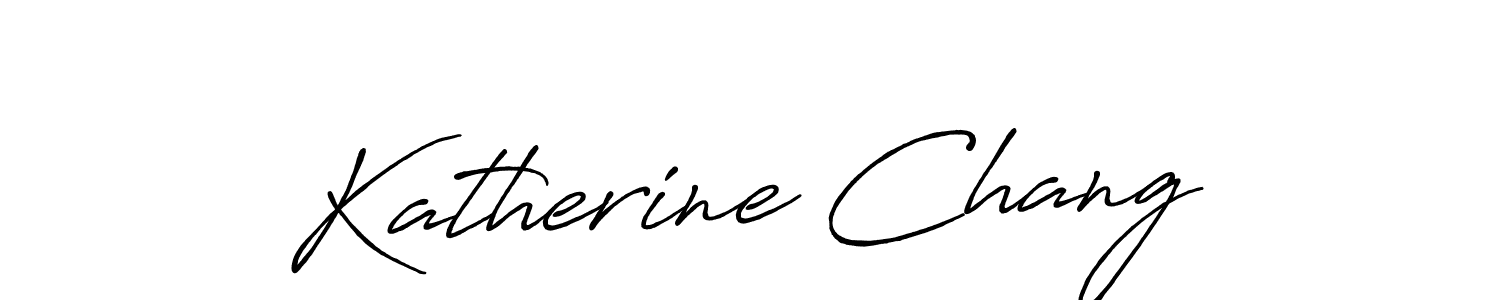 It looks lik you need a new signature style for name Katherine Chang. Design unique handwritten (Antro_Vectra_Bolder) signature with our free signature maker in just a few clicks. Katherine Chang signature style 7 images and pictures png