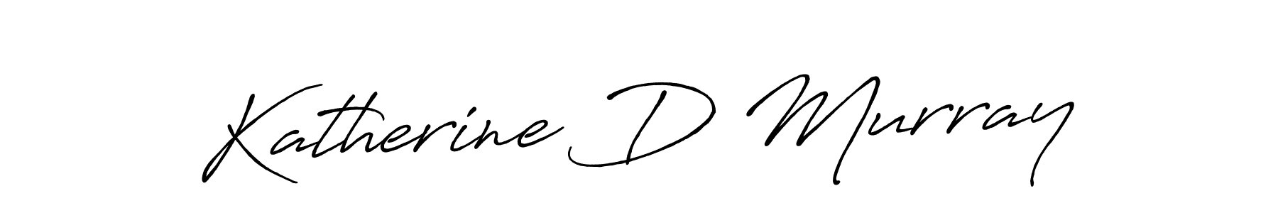 Katherine D Murray stylish signature style. Best Handwritten Sign (Antro_Vectra_Bolder) for my name. Handwritten Signature Collection Ideas for my name Katherine D Murray. Katherine D Murray signature style 7 images and pictures png